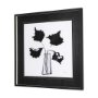 14675 - Organic Line Drawing II by Mercana Studio Hand Embellished Framed Art Print Matted under Glass