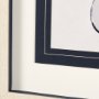 14676 - Sapphire Vase I by Mercana Studio a Hand Embellished Textured Framed Art Print Matted under Glass