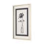 14677 - Sapphire Vase II by Mercana Studio a Hand Embellished Textured Framed Art Print Matted under Glass