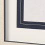 14677 - Sapphire Vase II by Mercana Studio a Hand Embellished Textured Framed Art Print Matted under Glass