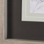 14683 - Meadow L by Mercana Studio a Hand Embellished Textured Framed Art Print Matted under Glass