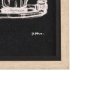 14692 - Coffee Maker Study by Mercana Studio a Hand Embellished Textured Framed Art Print Matted under Glass