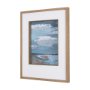 14696 - Cloud Bay I by Mercana Studio a Hand Embellished Textured Framed Art Print Matted under Glass