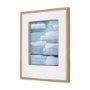 14697 - Cloud Bay II by Mercana Studio a Hand Embellished Textured Framed Art Print Matted under Glass