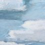 14697 - Cloud Bay II by Mercana Studio a Hand Embellished Textured Framed Art Print Matted under Glass