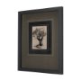 14718 - Tree Drawing I by Mercana Studio a Hand Embellished Textured Framed Art Print Matted under Glass