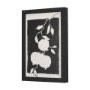14735 - Pomegranate Branch Silhouette by Mercana Studio a Hand Embellished Textured Framed Art Print