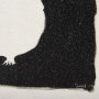 14735 - Pomegranate Branch Silhouette by Mercana Studio a Hand Embellished Textured Framed Art Print