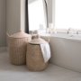 70225 - Kairi Set of 2 Seagrass Floor Baskets w/ Lids and Handles