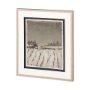 12767 - Silent Snow II by Jonathan Klassen a Hand Embellished Textured Framed Art Print Matted under Glass