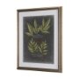 10135 - Foliage Dramatique IV by Vision Studio Hand Embellished Textured Framed Art Print Matted under Glass