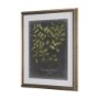 10136 - Foliage Dramatique V by Vision Studio Hand Embellished Textured Framed Art Print Matted under Glass