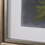 10136 - Foliage Dramatique V by Vision Studio Hand Embellished Textured Framed Art Print Matted under Glass