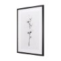 12013 - Snow Greetings II by Panpan a Framed Art Print Matted under Glass
