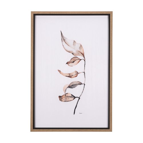 14805 - Autumn Message II by Mercana Studio a Hand Embellished Textured Framed Art Print