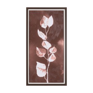 Sienna Silhouette I by Mercana Studio a Hand Embellished Textured Framed Art Print