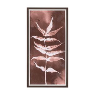 Sienna Silhouette II by Mercana Studio a Hand Embellished Textured Framed Art Print
