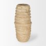 70212 - Kamli Small Beige Paper Mache Vase