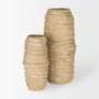70212 - Kamli Small Beige Paper Mache Vase