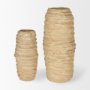 70212 - Kamli Small Beige Paper Mache Vase
