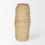 70213 - Kamli Large Beige Paper Mache Vase
