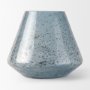70351 - Robyn Short Blue Glass Vase