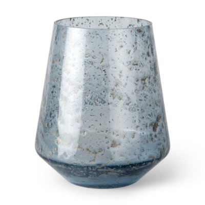 70352 - Robyn Tall Blue Glass Vase