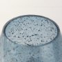 70351 - Robyn Short Blue Glass Vase
