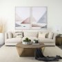 102178-FL - Sandy Land I by Mercana Studio a Hand Embellished Textured Framed Canvas