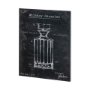 100534-S - Barware Blueprint VII by Mercana Studio a Hand Embellished Textured Canvas