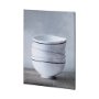 101057-L - Four Artisan Bowls by Mercana Studio a Hand Embellished Textured Canvas