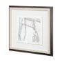 11012 - Custom Abstract Logic II by June  Vess a Framed Art Print Matted under Glass