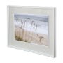 12211 - Silver Seagrass by Marlana Semenza a Hand Embellished Textured Framed Photo Art Print Matted under G