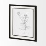 13450 - Arrangement II by Hiraki a Framed Art Print Matted under Glass