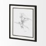 13451 - Arrangement III by Hiraki a Framed Art Print Matted under Glass