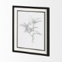13452 - Arrangement IV by Hiraki a Framed Art Print Matted under Glass