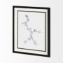 13453 - Arrangement V by Hiraki a Framed Art Print Matted under Glass