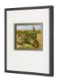 13984 - Rustic Tractors I by Mercana Studio a Hand Embellished Textured Framed Art Print Matted under Glass