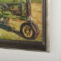 13984 - Rustic Tractors I by Mercana Studio a Hand Embellished Textured Framed Art Print Matted under Glass