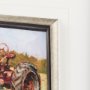 13985 - Rustic Tractors II by Mercana Studio a Hand Embellished Textured Framed Art Print Matted under Glass