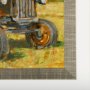 13986 - Rustic Tractors III by Mercana Studio Hand Embellished Textured Framed Art Print Matted under Glass