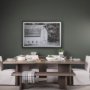 14179 - Grey & White Barn I by Mercana Studio Hand Embellished Textured Framed Photo Art Print Matted under 