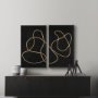 101839-L - Mess IV by Studio M a Hand Embellished Canvas Print