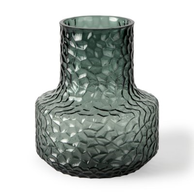 70364 - Jolene 7" Green Waterglass Glass Vase