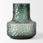 70364 - Jolene 7" Green Waterglass Glass Vase