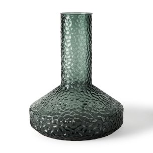 Jolene 11.8" Green Waterglass Glass Vase