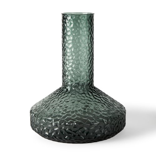 70365 - Jolene 11.8" Green Waterglass Glass Vase