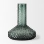 70365 - Jolene 11.8" Green Waterglass Glass Vase