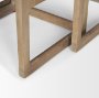 69900 - Grier Set of 2 Light Brown Solid Wood w/ Cane Nesting Accent Tables
