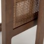69901 - Grier Set of 2 Medium Brown Solid Wood w/ Cane Nesting Accent Tables